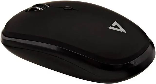 Alt view image 6 of 14 - V7 Bluetooth Silent 4-Button Mouse Black MW550BT