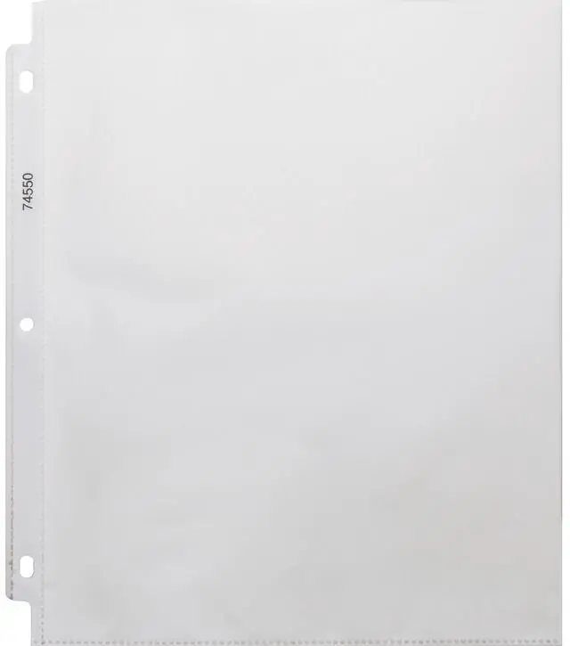 Main image of Business Source Sheet Protectors Top Load 3.2 mil 11"x8-1/2" 100/BX Clear 74550
