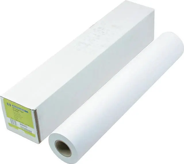 Alt view image 8 of 8 - HP Designjet Inkjet Large Format Paper 4.9 mil 24" x 150 ft White Q1404B