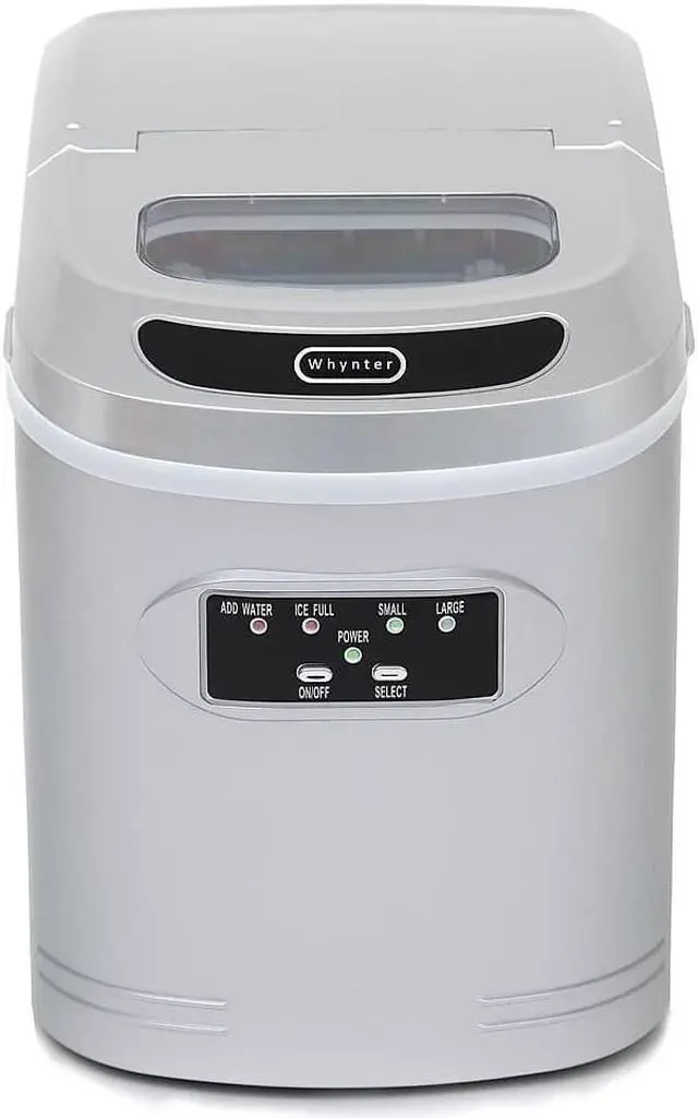 Alt view image 15 of 20 - Whynter IMC-270MS Compact Portable Ice Maker 27 lb capacity - Metallic Silver