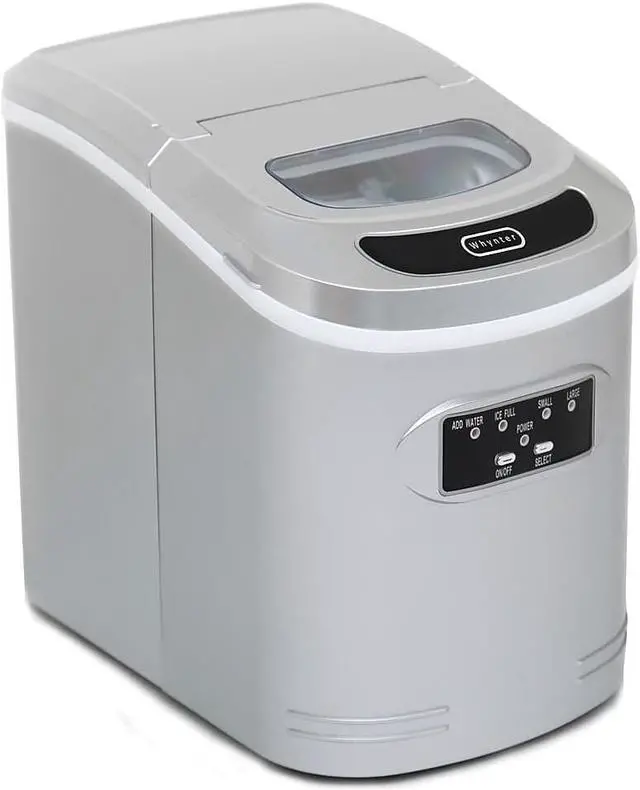 Alt view image 17 of 20 - Whynter IMC-270MS Compact Portable Ice Maker 27 lb capacity - Metallic Silver