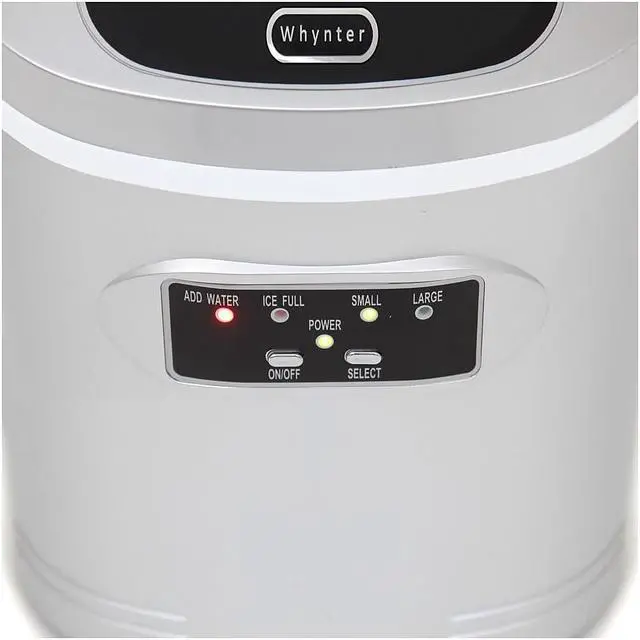 Alt view image 18 of 20 - Whynter IMC-270MS Compact Portable Ice Maker 27 lb capacity - Metallic Silver