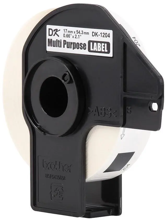 Alt view image 11 of 12 - Die-Cut Multipurpose Labels 0.66 x 3.4 White 400/Roll 3 Rolls/Pack DK12043PK
