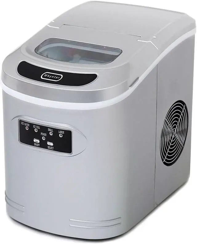 Alt view image 16 of 20 - Whynter IMC-270MS Compact Portable Ice Maker 27 lb capacity - Metallic Silver