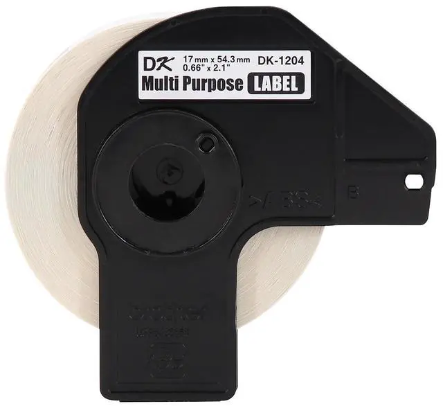 Alt view image 10 of 12 - Die-Cut Multipurpose Labels 0.66 x 3.4 White 400/Roll 3 Rolls/Pack DK12043PK