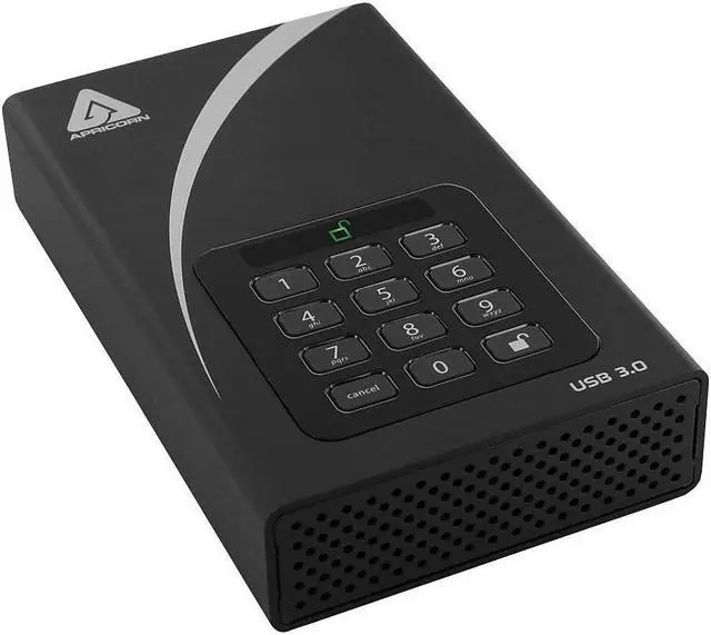 Alt view image 16 of 18 - Apricorn Aegis Padlock Dt Fips Adt-3Pl256f-4000 4 Tb Desktop Hard Drive - 3.5" External - Black