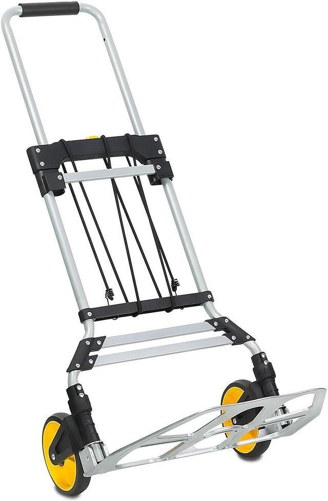 Alt view image 13 of 19 - Mount-It! Folding Hand Truck and Dolly with Telescoping Handle | 264 Lb Capacity