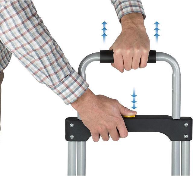 Alt view image 18 of 19 - Mount-It! Folding Hand Truck and Dolly with Telescoping Handle | 264 Lb Capacity