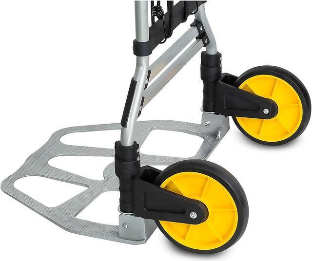 Alt view image 15 of 19 - Mount-It! Folding Hand Truck and Dolly with Telescoping Handle | 264 Lb Capacity