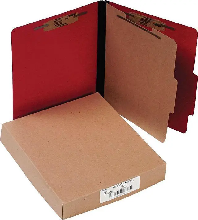 Alt view image 6 of 6 - ACCO Folder,Prstx,4sec,Ltr,Erd 15649