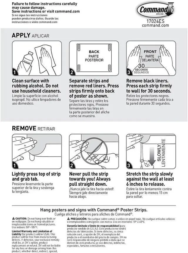 Alt view image 13 of 15 - Command Poster,Strips,256 17024S256NA - OEM