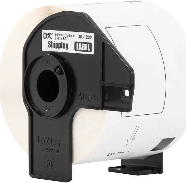 Alt view image 13 of 14 - Brother DK-1202 Label Printer Labels 2.4" x 3.9" White Labels/Roll 3 Rolls/Box (DK-12023PK)