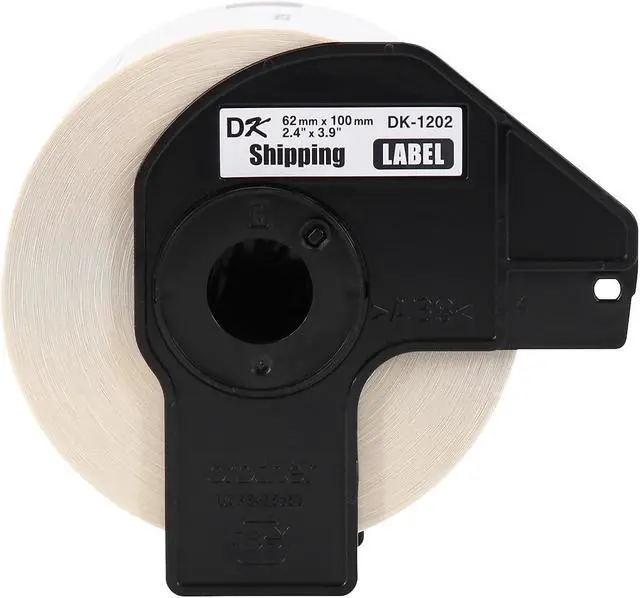 Alt view image 12 of 14 - Brother DK-1202 Label Printer Labels 2.4" x 3.9" White Labels/Roll 3 Rolls/Box (DK-12023PK)