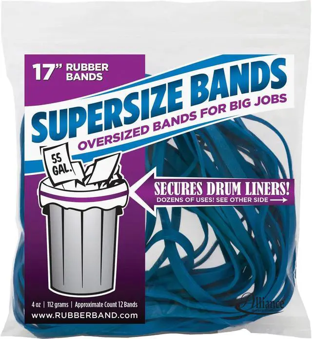 Main image of Rubber Bands Supersize Alliance 17" 12/BG Blue 08995