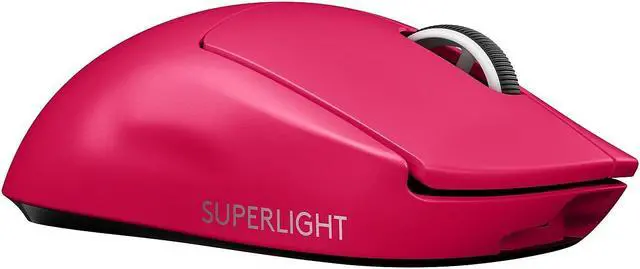 Alt view image 13 of 19 - Logitech G PRO X SUPERLIGHT Wireless Gaming Mouse, Ultra-Lightweight, HERO 25K Sensor, 25,600 DPI, 5 Programmable Buttons, Long Battery Life, Compatible with PC / Mac - Magenta
