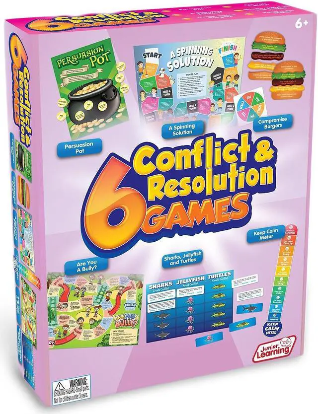 Main image of Junior Learning 6 Conflict & Resolution Games (JRL415)