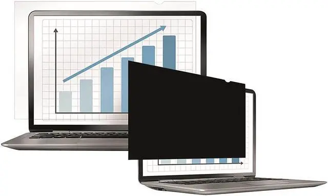 Alt view image 16 of 19 - Fellowes Blackout Privacy Filter, 23.8", Black 4816901