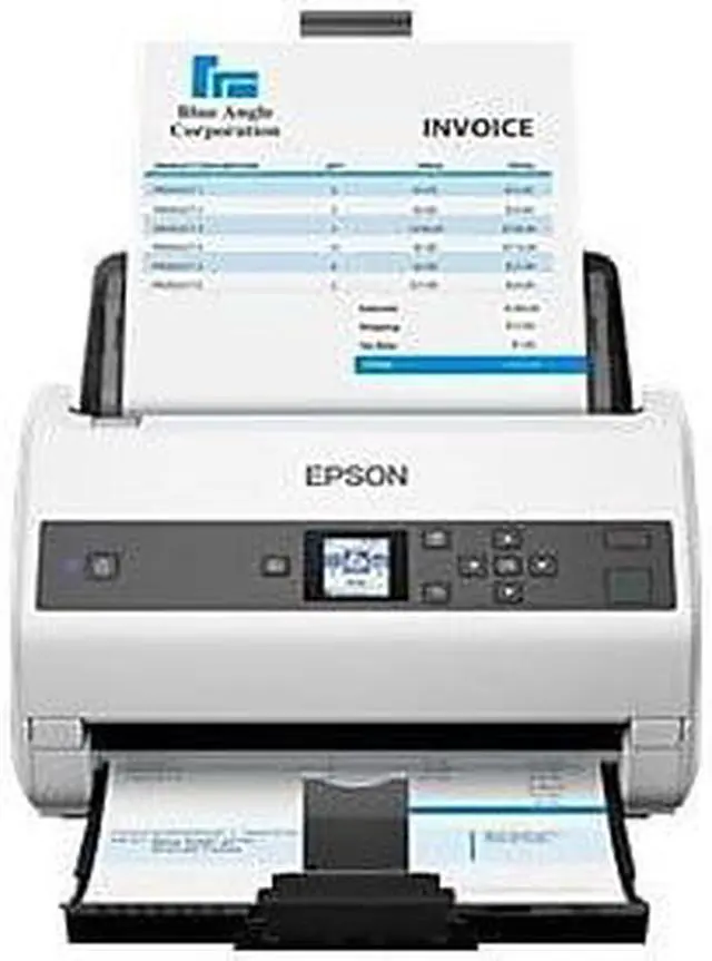 Alt view image 12 of 14 - Epson WorkForce DS-970 Sheetfed Scanner 600 dpi Optical B11B251201