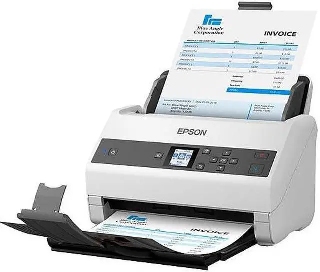 Alt view image 14 of 14 - Epson WorkForce DS-970 Sheetfed Scanner 600 dpi Optical B11B251201