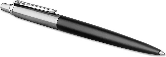 Alt view image 5 of 6 - Parker Jotter Retractable Ballpoint Pen Black Barrel w/Blue Ink Medium Point 1953184