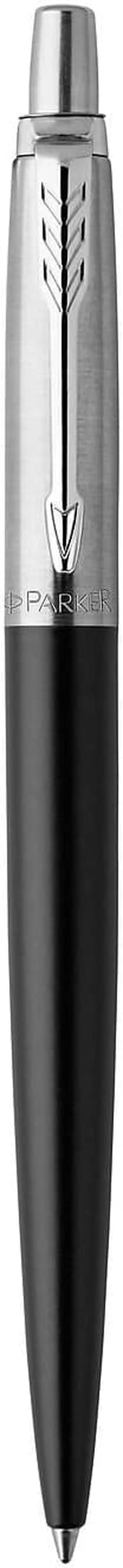 Alt view image 3 of 6 - Parker Jotter Retractable Ballpoint Pen Black Barrel w/Blue Ink Medium Point 1953184