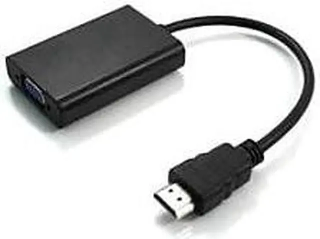 Alt view image 17 of 17 - HDMI to VGA Active Adapter Converter Cable - Male to Female