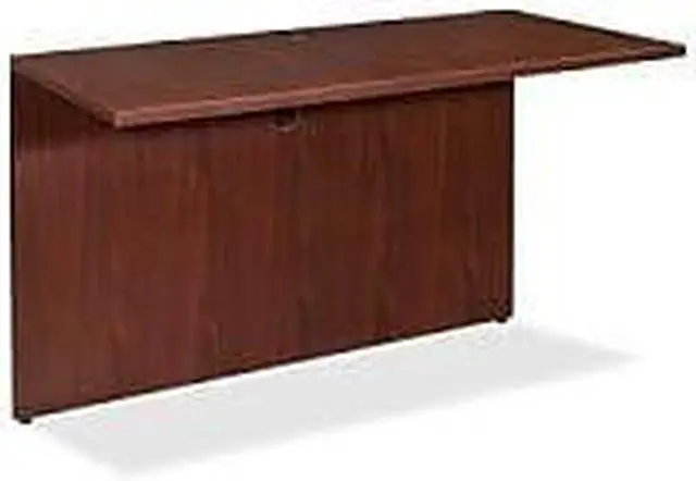 Alt view image 3 of 12 - Lorell Bridge 42"x24"x29-1/2" Mahogany 69391