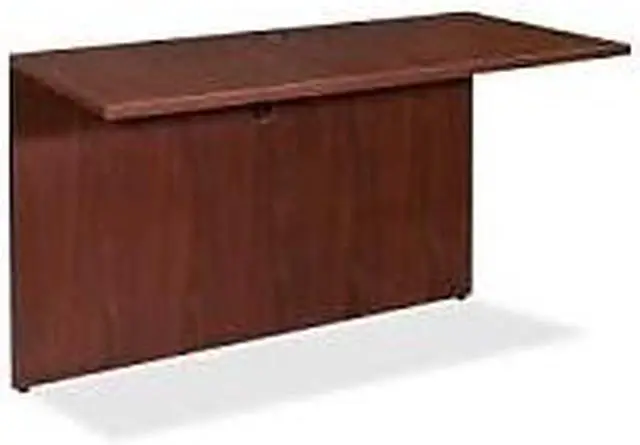 Alt view image 2 of 12 - Lorell Bridge 42"x24"x29-1/2" Mahogany 69391