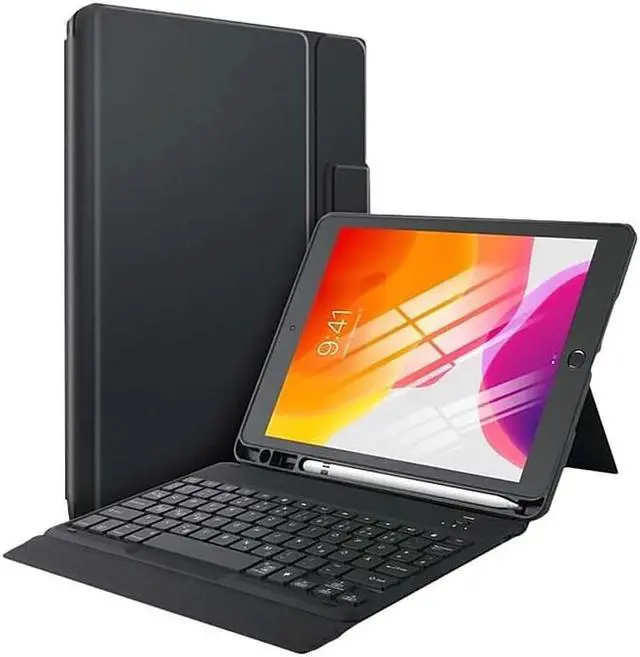 Alt view image 6 of 6 - CODI Wireless Keyboard Case iPad Pro 10.2 Apple Pencil Storage IOS Shortcuts