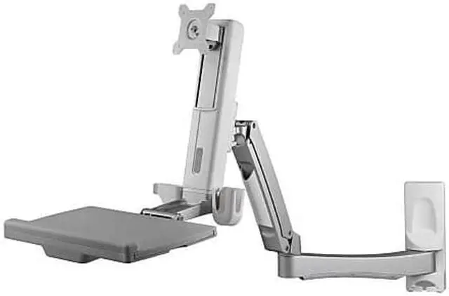Alt view image 2 of 5 - Amer Networks Mounting Arm For Monitor Keyboard Mouse - Taa Compliant
