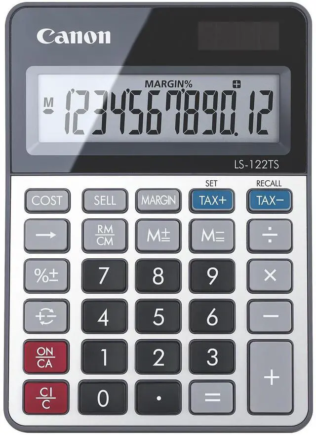 Main image of Canon LS-122TS Desktop Calculator Silver