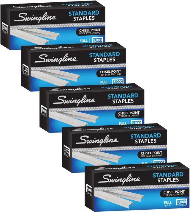 Alt view image 2 of 16 - Swingline Standard Chisel Point Staples, 5/pk