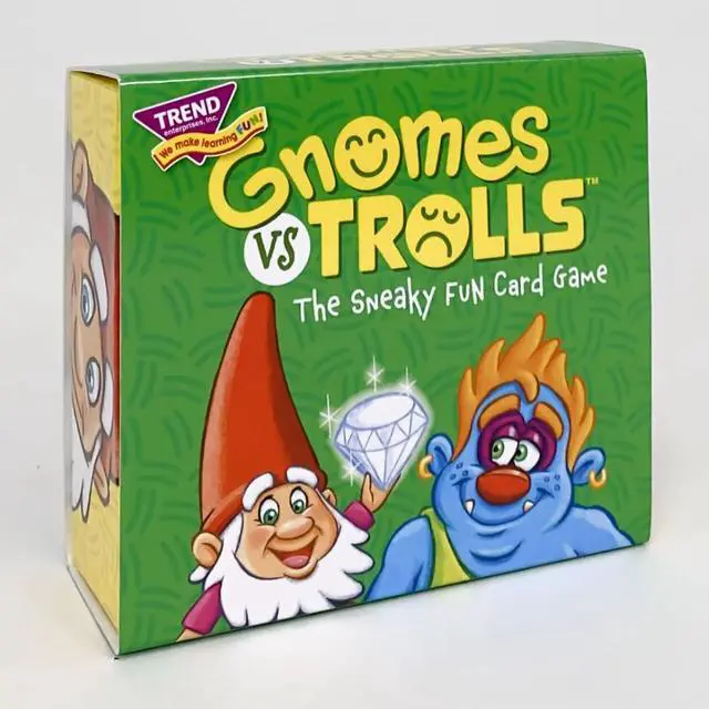 Alt view image 4 of 6 - Trend Enterprises T-20003 Gnomes Vs Trolls Three Corner Card Game