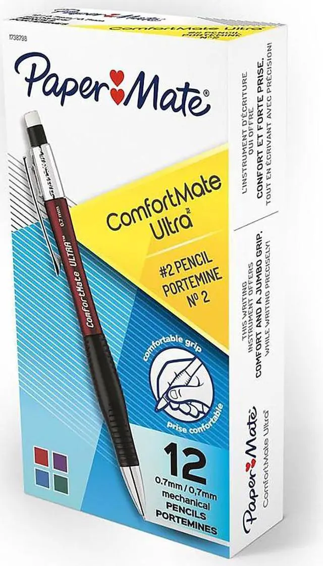 Alt view image 4 of 7 - Universal Retractable Gel Pen Medium 0.7mm Blue Ink Silver Barre lStand 39721