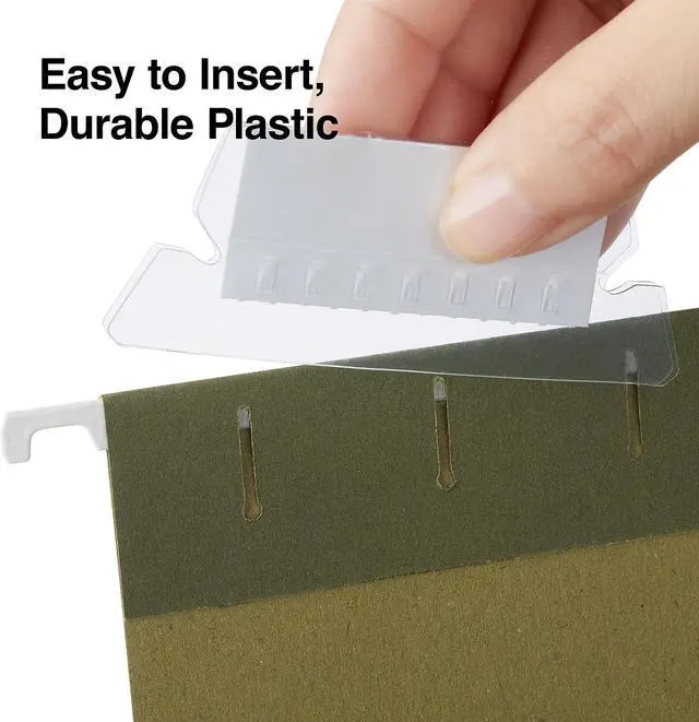 Alt view image 6 of 10 - UNIVERSAL Recycled Interior File Folders 1/3 Cut Top Tab Letter Manila 100/Box