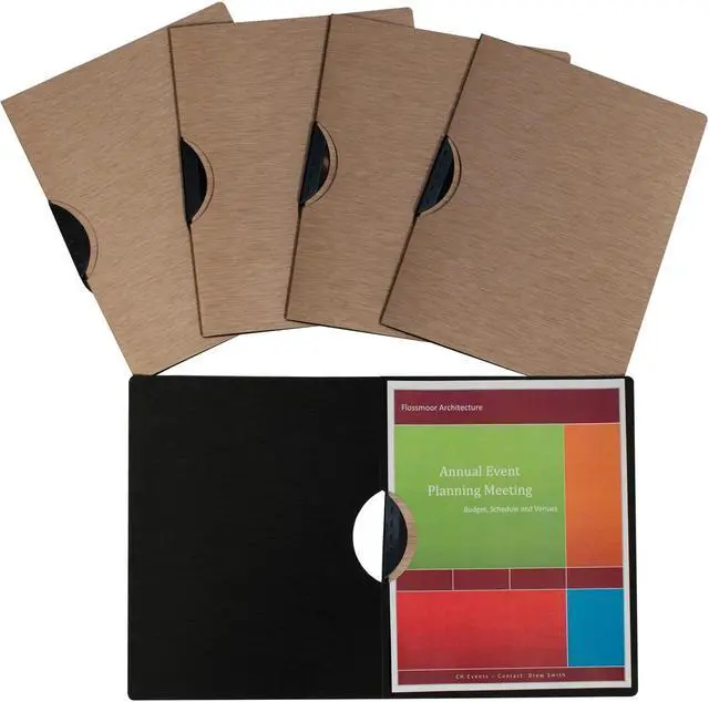 Alt view image 15 of 16 - C-Line Report Cover Swing Clip 9"Wx11-3/4"Lx1-1/4"H 5/PK Bronze 33316