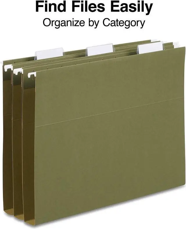 Alt view image 7 of 10 - UNIVERSAL Recycled Interior File Folders 1/3 Cut Top Tab Letter Manila 100/Box