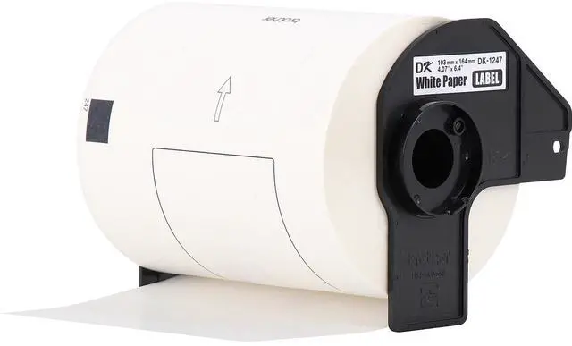 Alt view image 15 of 18 - Brother Die-Cut Shipping Labels, 4.07 x 6.4, White, 180/Roll, 3 Rolls/Pack