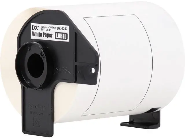 Alt view image 17 of 18 - Brother Die-Cut Shipping Labels, 4.07 x 6.4, White, 180/Roll, 3 Rolls/Pack