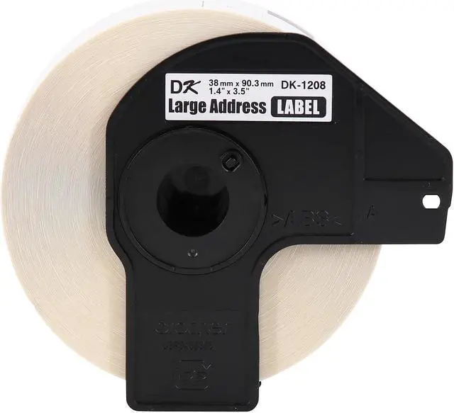 Alt view image 9 of 11 - Die-Cut Address Labels 1.4 x 3.5 White 400/Roll 3 Rolls/Pack DK12083PK