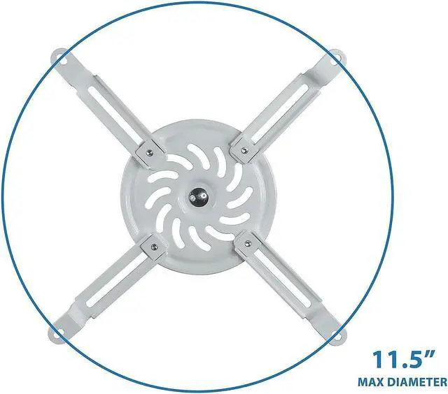 Alt view image 18 of 19 - Mount-It! Ceiling Projector Mount Height Adjustable Universal Stand MI-606B