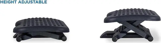 Alt view image 12 of 14 - Mount-It! Ergonomic Footrest - Adjustable Height & Angle