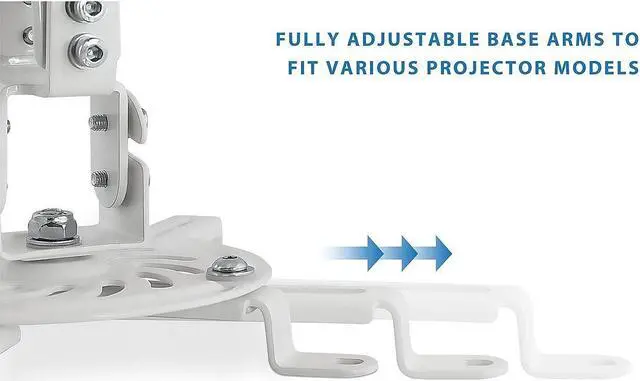 Alt view image 17 of 19 - Mount-It! Projector Ceiling Mount Height Adjustable Universal Stand (MI-606L)