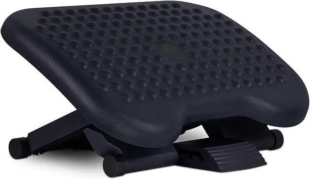 Alt view image 9 of 14 - Mount-It! Ergonomic Footrest - Adjustable Height & Angle