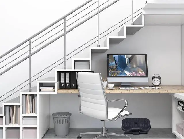 Alt view image 14 of 14 - Mount-It! Ergonomic Footrest - Adjustable Height & Angle