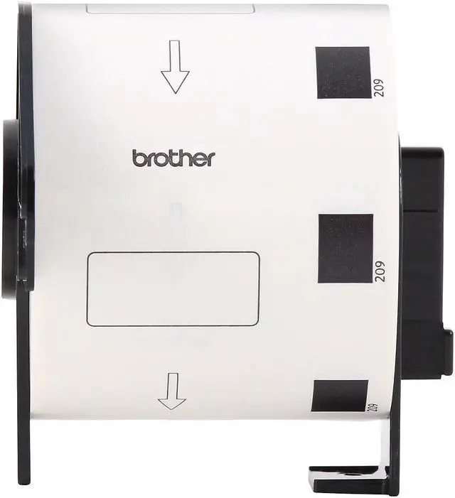 Alt view image 13 of 13 - Brother DK-1209 Small Address Paper Labels 2-4/10" x 1-1/10" Black on White 800 Labels/Roll 24 Rolls/Pack (DK-120924PK)
