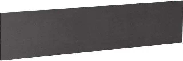 Alt view image 5 of 6 - Lorell Essentials Series Hutch Tackboards - 16.50" Height x 56.75" Width - Black Fabric Surface - Laminated - 1 / Each