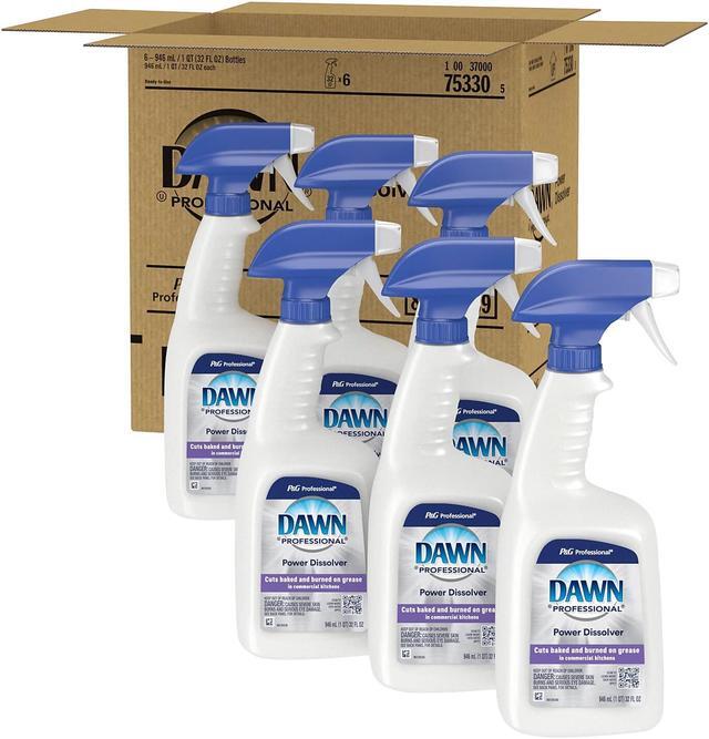 Liquid Ready-To-Use Grease Fighting Power Dissolver Spray, 32 oz Trigger On Spray Bottle, 6/Carton