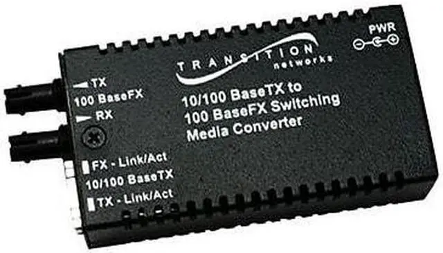 Alt view image 7 of 10 - Transition Networks Mini M/E-PSW-FX-02(SC) Media Converter