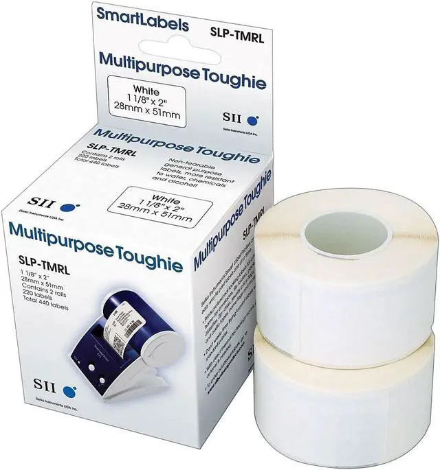 Alt view image 4 of 5 - Seiko SmartLabel SLP-TMRL Toughie Multipurpose Label